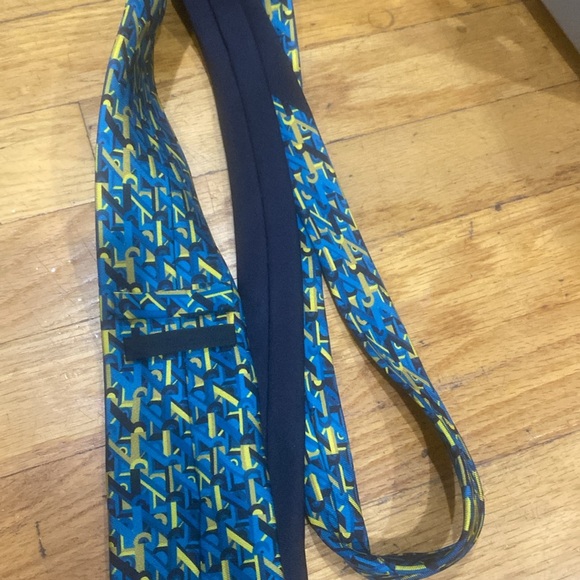 Men’s Prada multi print tie - Picture 3 of 3